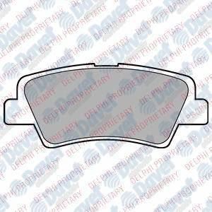 DELPHI LP2295 Fren Balatasi Arka (100mm) Accent Iv 11> Elentra 11> Bayon 21> I20 15> I30 11 >I40 11-